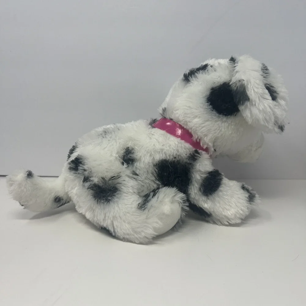 Barbie Dalmatian Barking Dog Plush White puppy Stuffed Animal Toy